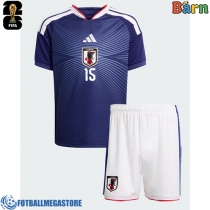 Fotballdrakt Barn Japan Daichi Kamada #15 Hjemmedraktsett VM 2026 Kortermet (+ Korte bukser)